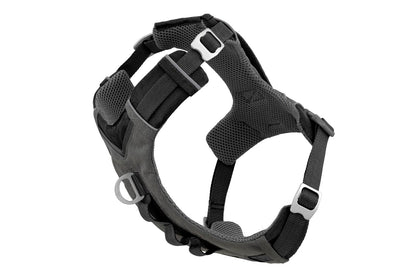 Kurgo Arnés Journey Air para Perro, Reflectante - Mediano - Negro - Gris
