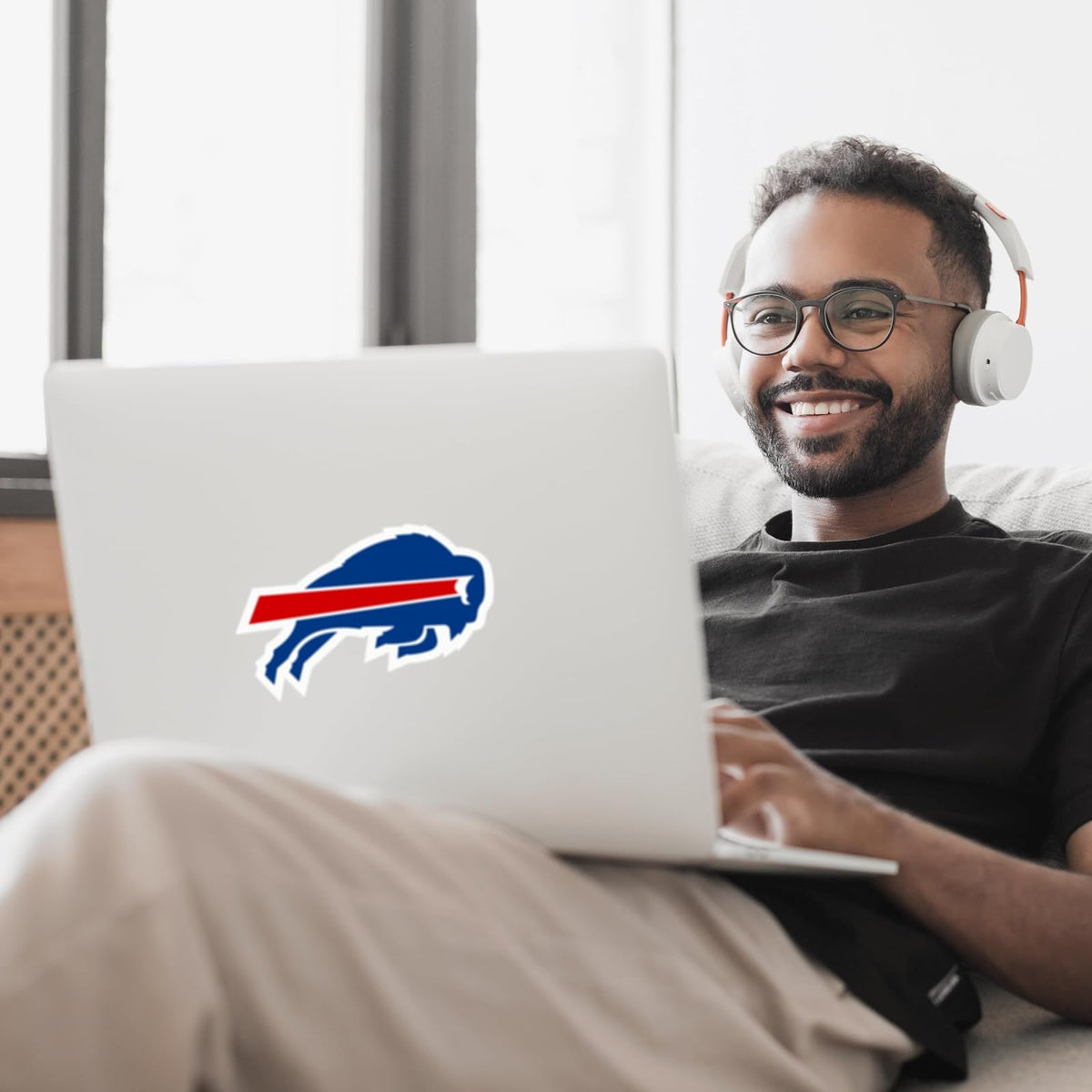 NFL Siskiyou Sports Fan Shop Buffalo Bills - calcomanía automático de 8 pulgadas, color del equipo