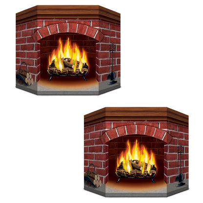 Beistle S22030AZ2 - Chimenea de ladrillo, Multicolor