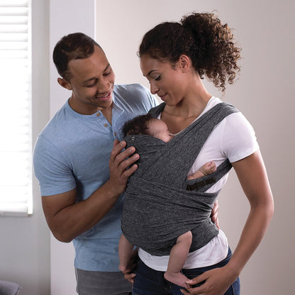 Chicco ComfyFit Evolution Boppy - Mochila portabebés Ergonómica para Recién Nacidos y Niños de hasta 15 kg, Cómoda y Fácil de Usar, Ajustable, Soporte para Cabeza y Cuello, Azul. Tipo Fular