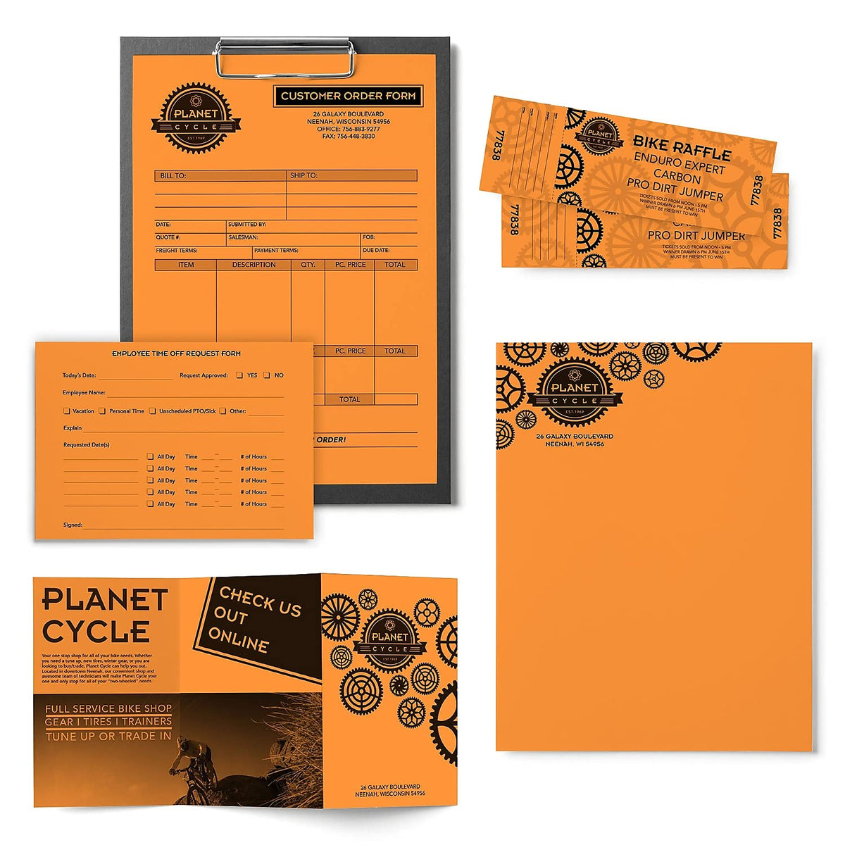Neenah papel de color Astrobrights, 24 lb, 8.5 x 11 inches, 500 hojas, Naranja (Cosmic Orange), Letter - 8 1/2" x 11"
