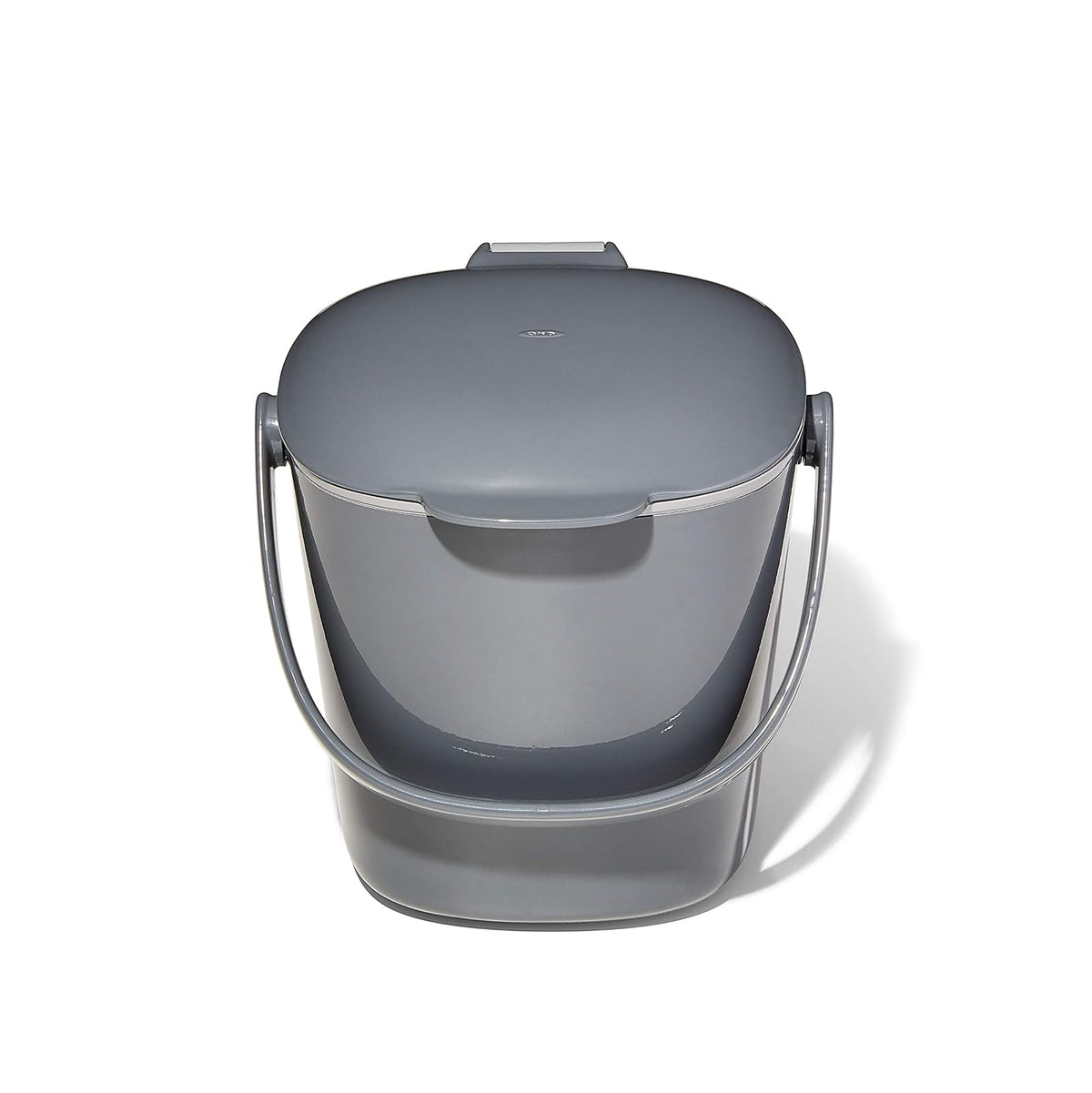 OXO Good Grips - Contenedor de compostaje fácil de Limpiar, carbón - 0.75 GAL - Carbón vegetal - 0.75 Gallon - BIN
