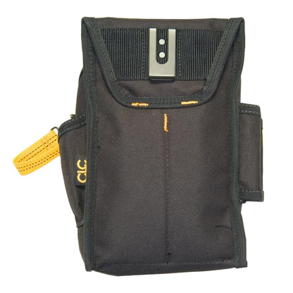 Custom Leathercraft - Funda multiusos CLC 1524 con cierre de cremallera, mediana, negra, 11 bolsillos