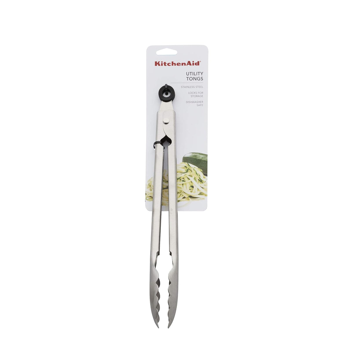 KitchenAid KO091OHSSA Pinzas de acero inoxidable gourmet de 10.63 pulgadas
