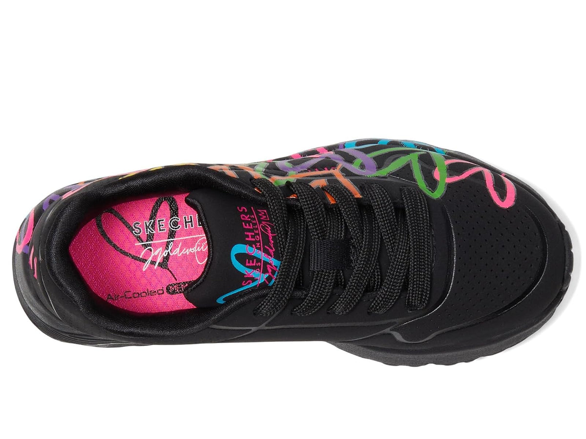 Skechers Uno Lite-Spread The Love - Tenis para niña