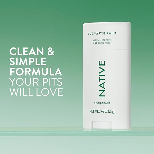 Native Deodorant - Natural Deodorant Made without Aluminum & Parabens - Eucalyptus & Mint