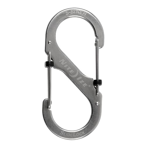 Nite Ize S-Biner Slidelock Steel #4 Stainless