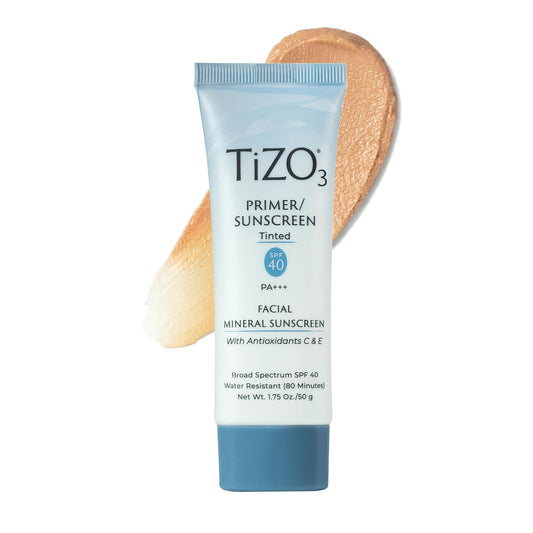 TiZO 3. Protector solar 100% mineral SPF40 con color, textura sedosa y acabado mate.