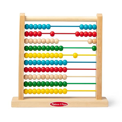 Melissa & Doug Ábaco, Juguete de Madera Clásico, Juguete de Desarrollo, 8 Actividades de Extensión