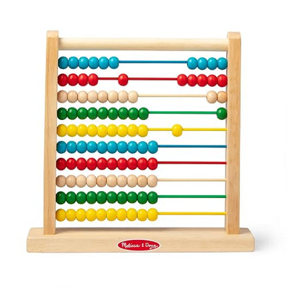 Melissa & Doug Ábaco, Juguete de Madera Clásico, Juguete de Desarrollo, 8 Actividades de Extensión