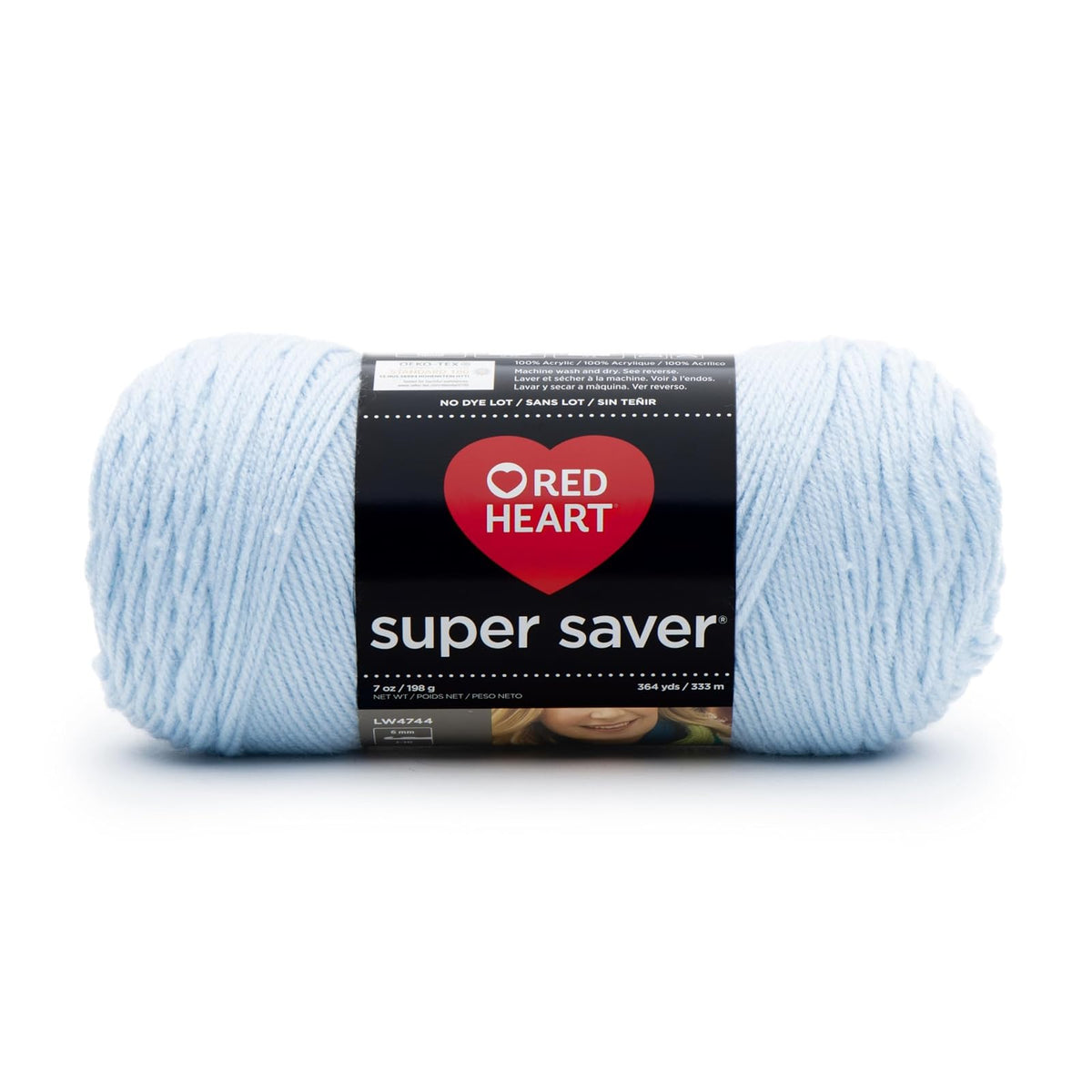 Red Heart Super Saver Ovillo de Estambre Acrílico - Light Blue - Sólido