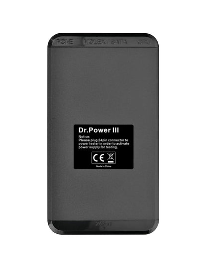 Thermaltake Dr. Power III ATX - Probador de fuente de alimentación/soporte hasta ATX12V v3.1 con conector PCIe 12+4pines/salida de voltaje para +12V, +5V, +3.3V y +5Vsb, AC-069-OO1NAN-A1