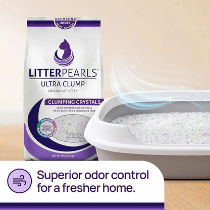 Litter Pearls ULTRA CLUMP Cat Litter, 8 lbs.