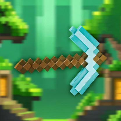 Disguise Minecraft - Pico de Juguete Oficial de Diamante, Accesorio para Disfraz y Juego de Rol, Diseño Clásico de Pixeles, 40 cm de Largo