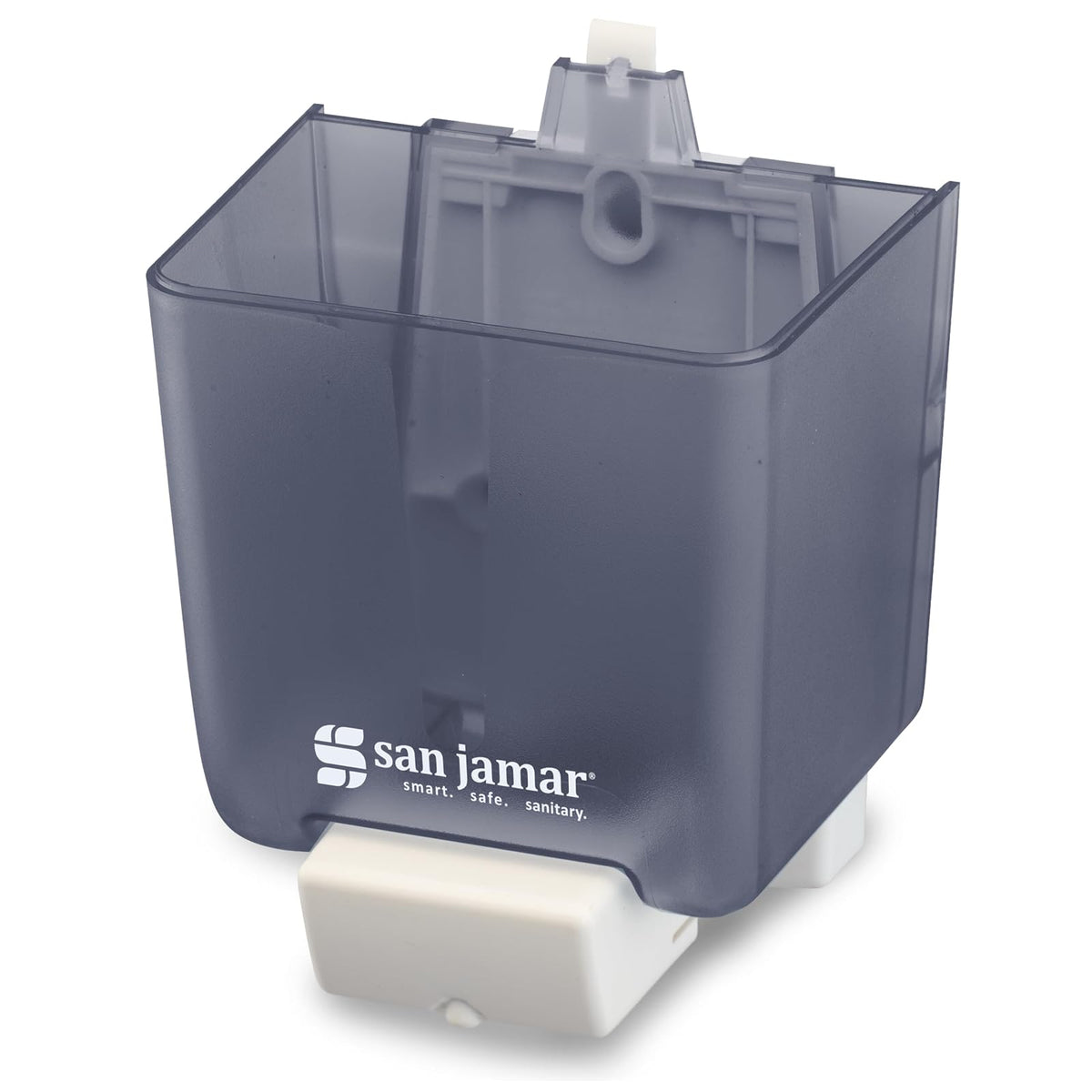 San Jamar Dispensador de jabón Manual de plástico clásico, dispensador desinfectante de Manos con compatibilidad Universal para el hogar, baño, Cocina, restaurantes, 30 onzas, Azul ártico