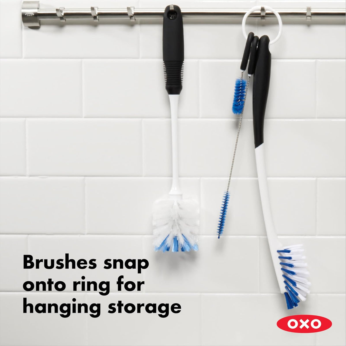 OXO Good Grips Juego de Limpieza para Botellas de Agua