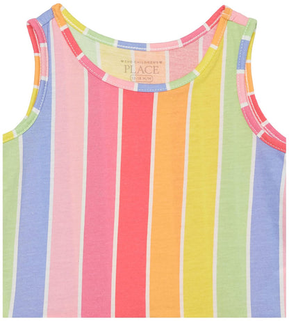 The Children's Place Y Camisetas sin Mangas para niñas pequeñas, Paquete de 3 Camisa para bebés niñas