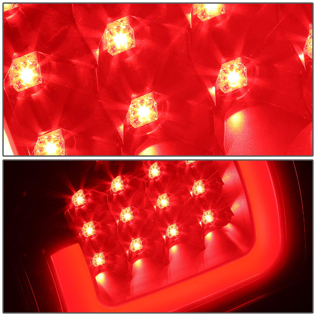 DNA Motoring TL-CSIL03-LED-3D-BK-SM Luz Trasera LED 3D para Silverado 2003-2006 y Sierra 2007, Negro/Ahumado