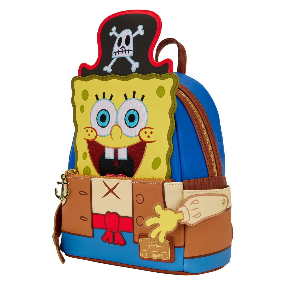 Loungefly Spongebob Squarepants Pirate Cosplay Mini Backpack