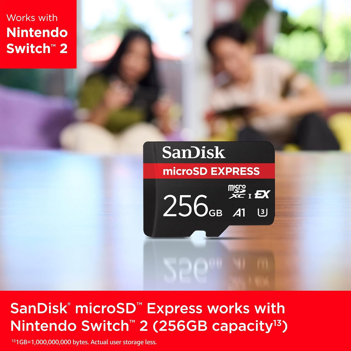 SanDisk microSD Express 256GB up to 880 MB/s Read, 650MB/s Write