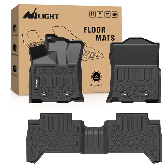 Nilight TPE - Alfombrillas para Toyota Tacoma Double Cab 2018 2019 2020 2021 2022 2023, Ajuste Personalizado para Todo Tipo de Clima