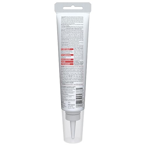 GE Advanced Calafatín de Silicona para Cocina y Baño | Transparente, 3.8 oz, 1 paquete, 100% silicona, impermeable