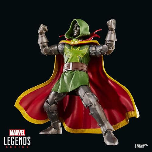 Marvel Legends Figura Emperador Doom | 6 pulgadas (15 cm), accesorios incluidos, coleccionable, articulaciones