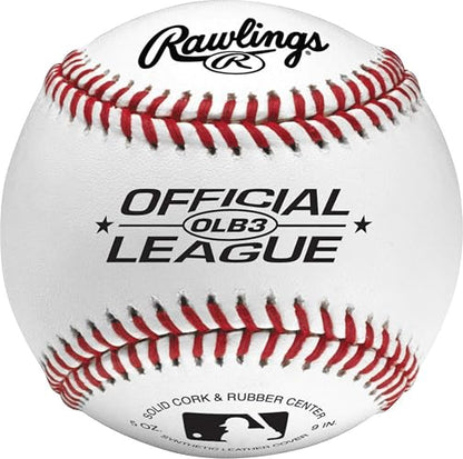 Rawlings OLB3 - Pelotas de béisbol de Grado recreativo, 3 o Bolsa de 12