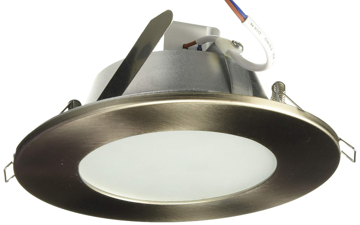 MAXXI MX-EM8004/LED27 Empotrado de LED, 7W, 2700K con Cristal Satin, 120°, 17.5 cm