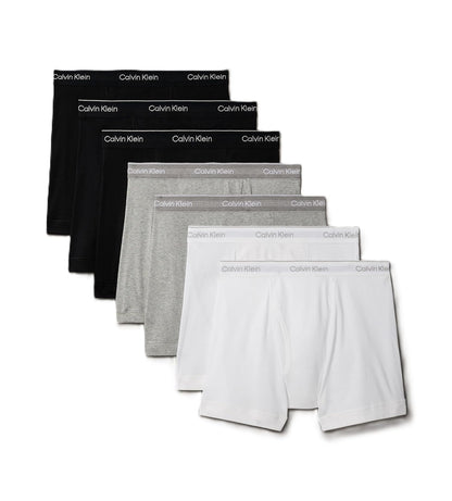 Calvin Klein Ropa Interior para Hombre, Algodón - M - Negro - Gris - Blanco