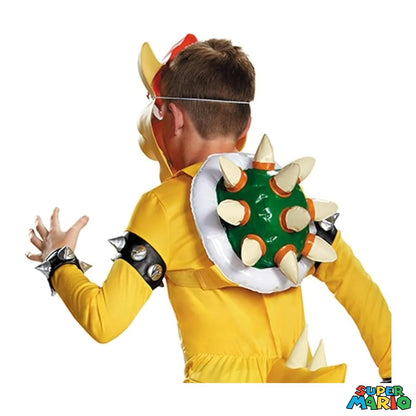 Nintendo DISK85147G Bowser Deluxe - Disfraz para niños, talla L