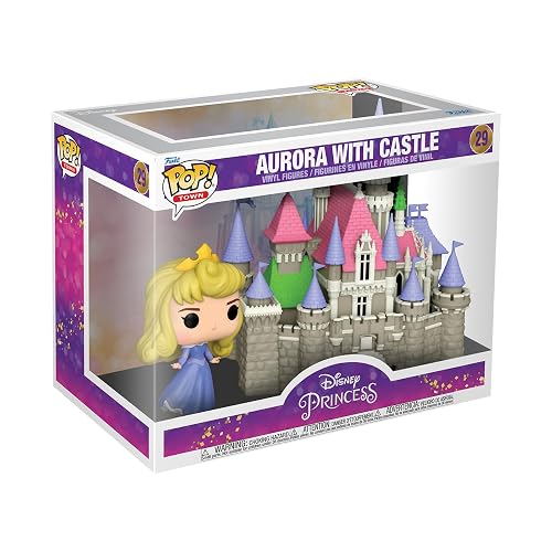 Funko Pop! Town: Ultimate Princess - Princess Aurora with Castle - Disney Princesses - Princesas Disney - Figura de Vinilo Coleccionable - Idea de Regalo - Mercancia Oficial - Movies Fans