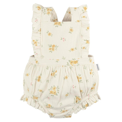 Gerber Mameluco sin mangas con volantes Traje de solBebé-Niñas