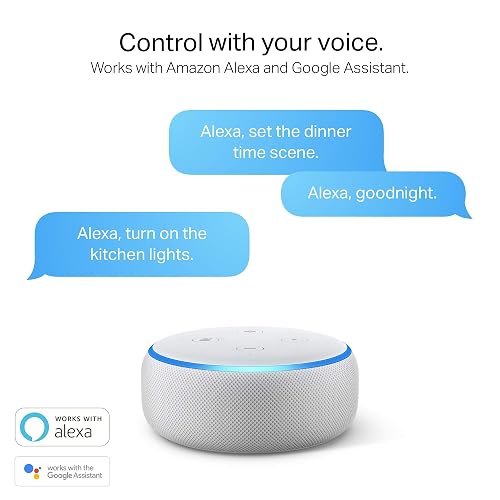 Kasa Smart Enchufe KP303, Protector de sobretensiones con 3 Tomas Inteligentes controladas Individualmente y 2 Puertos USB, Funciona con Alexa y Google Home, no Requiere concentrador, Color Blanco