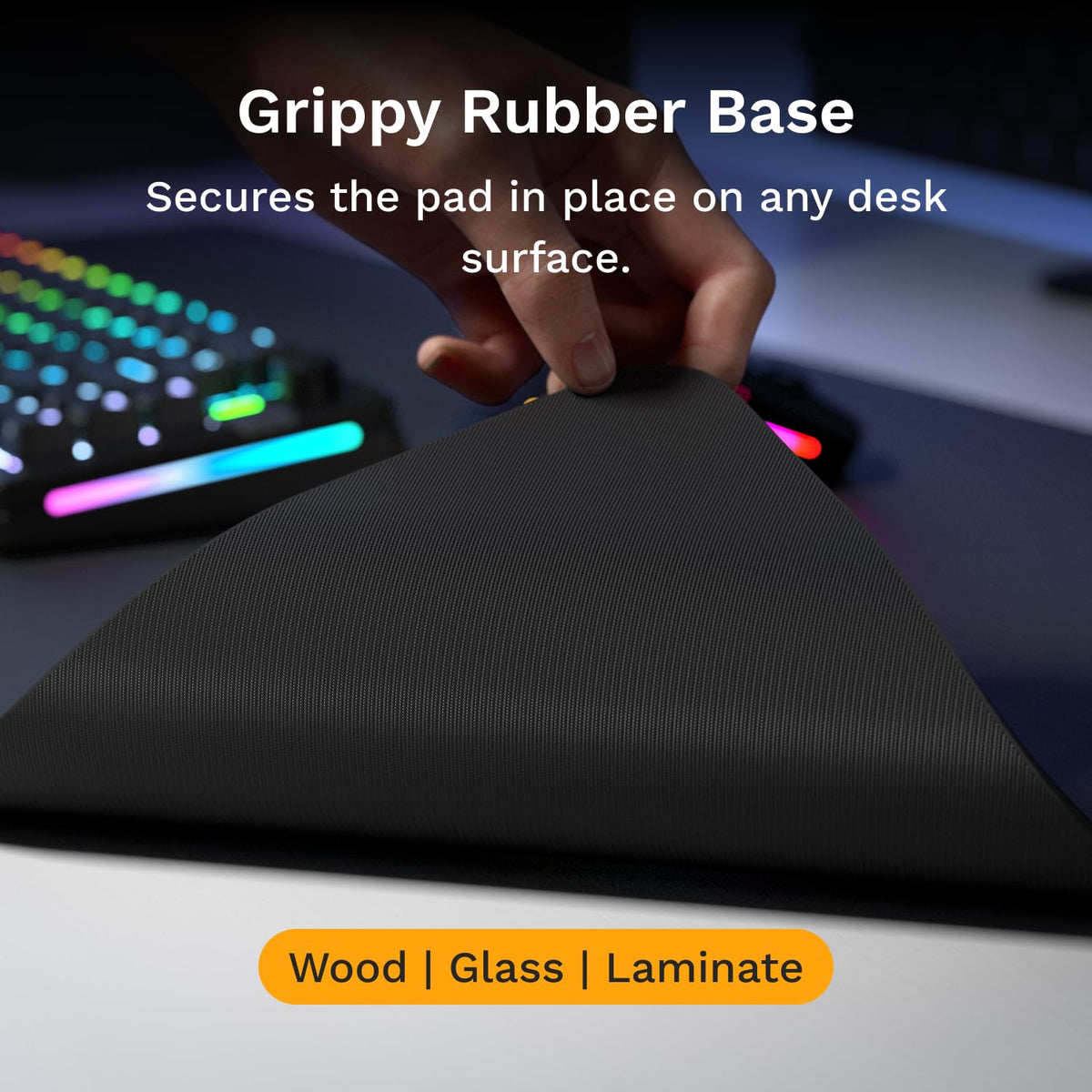 Glorious Gaming Mouse Pad GMP 2-3XL - Alfombrilla de Mouse a Prueba de derrames, optimizada para sensores de Juego, Superficie equilibrada para Velocidad y Control, diseño sin Bordes - 1220 mm x 610