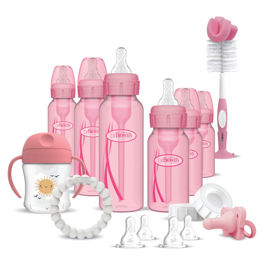 Dr. Brown's Options Baby Bottles Gift Set, Pink