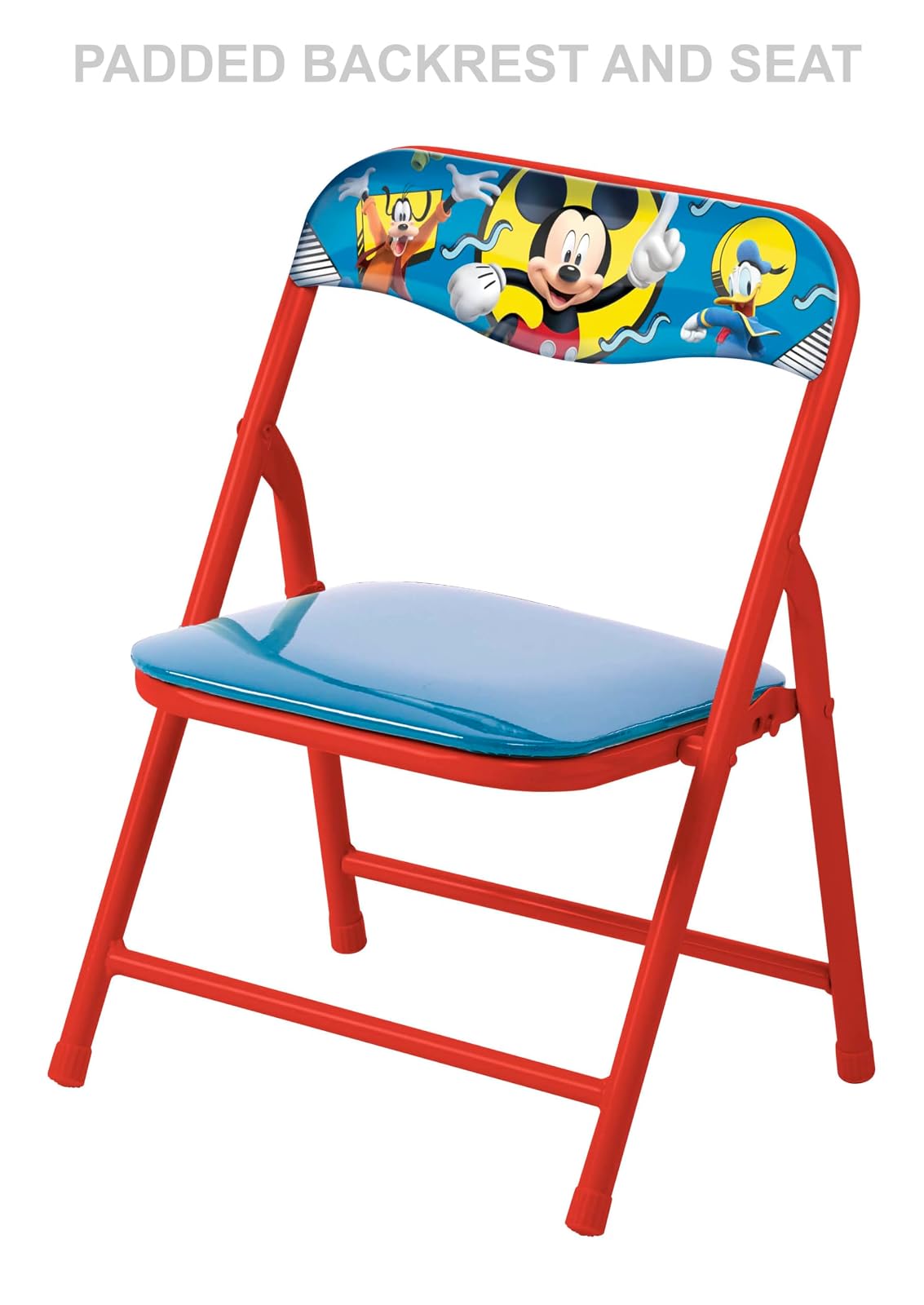 Mickey Mouse Juego de mesa y silla para niños pequeños de 24 a 48 m, incluye 1 mesa y 1 silla [exclusiva de ] Mesa: 20 pulgadas de largo x 20 pulgadas de ancho x 16.4 pulgadas de alto, silla: 12
