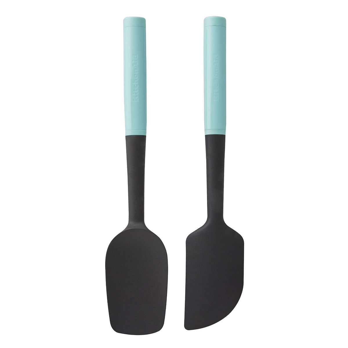 KitchenAid - Juego de espátulas, 2 piezas, Aqua Sky