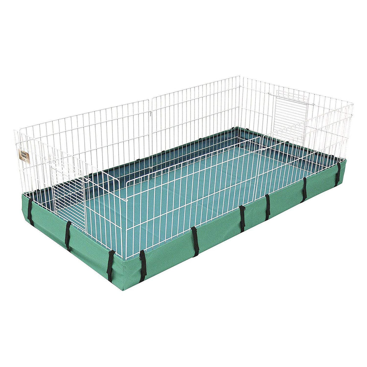 Jaula de cobayas de Guinea Habitat TM de Midwest, Fondo de Lona, Verde Azulado, 47.25" L x 23.75" W x 4.25" H