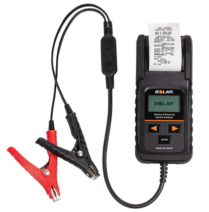 Clore Automotive BA227 Probador de batería con Impresora