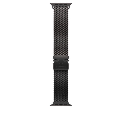 Apple Watch Band - Correa Estilo milanés - 49 mm - Negro - Mediana