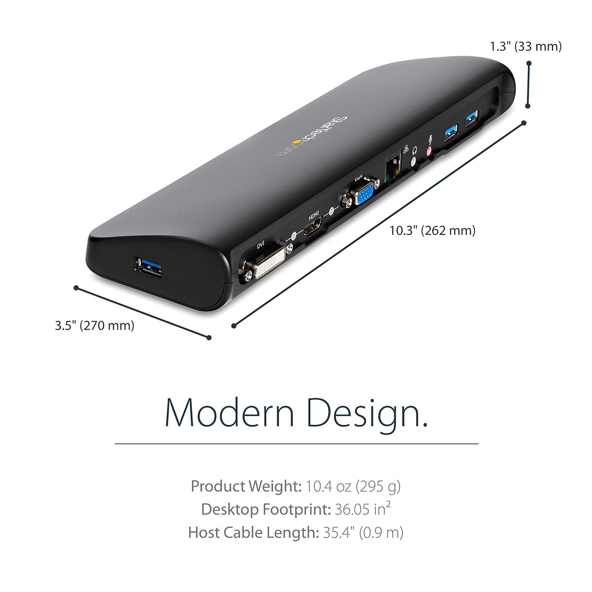 Replicador de Puertos Port Replicator Universal USB 3.0 para PC Portátil DVI HDMI VGA Audio Ethernet - Docking Station