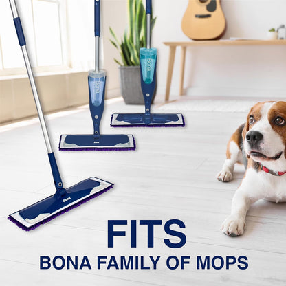 Bona Pet System - Almohadilla de Barrido de Microfibra para Suelos multisuperficies