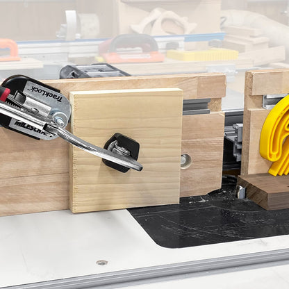 Milescraft Track Master Sistema de Sujeción de Track 4023 | Contiene base de sujeción con conectores 1/4in-20, 13x20 mm, 23x30 mm, 30x35 mm, adáptase a cualquier pista T