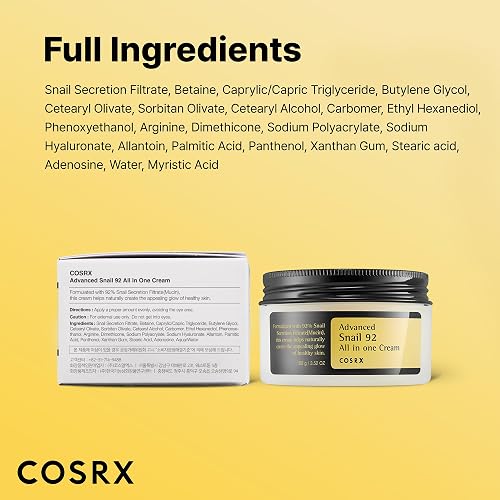 COSRX Advanced Snail 92 All in One Cream, 100ml