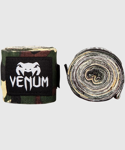 Venum Vendas de Boxeo de Algodón Elástico - Camo (Forest Camo) - 2.5 m - Boxing Handwraps