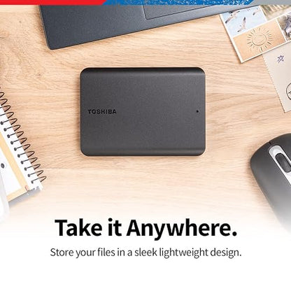 Toshiba Disco Duro Externo UBS 3.0 4TB HDTB540XK3CA Basics Negro