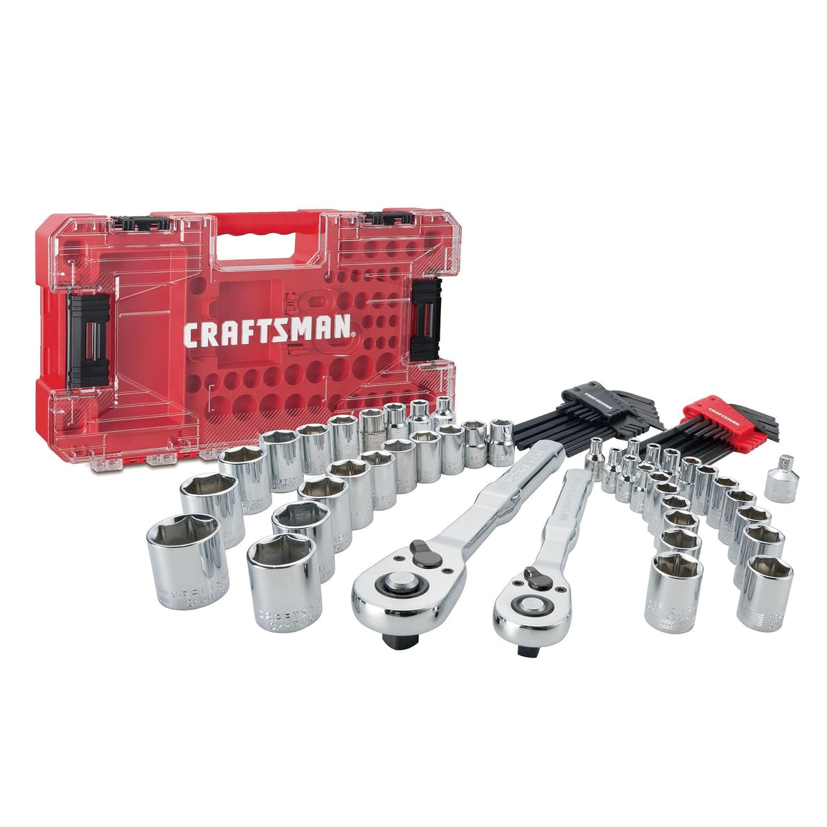 CRAFTSMAN Versastack CMMT45171 - Juego de herramientas mecánicas de 0.64 y 0.95 cm, 71 piezas