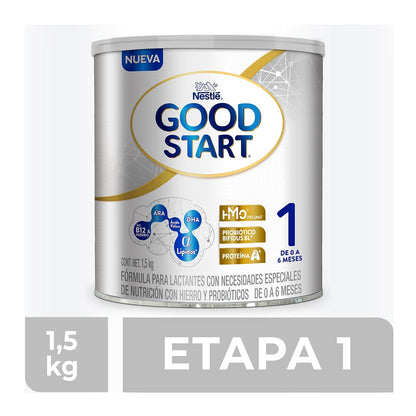 Good Start 1 Fórmula Para Lactantes,Con Hierro, 0 a 6 Meses, Lata de 1.5 kg