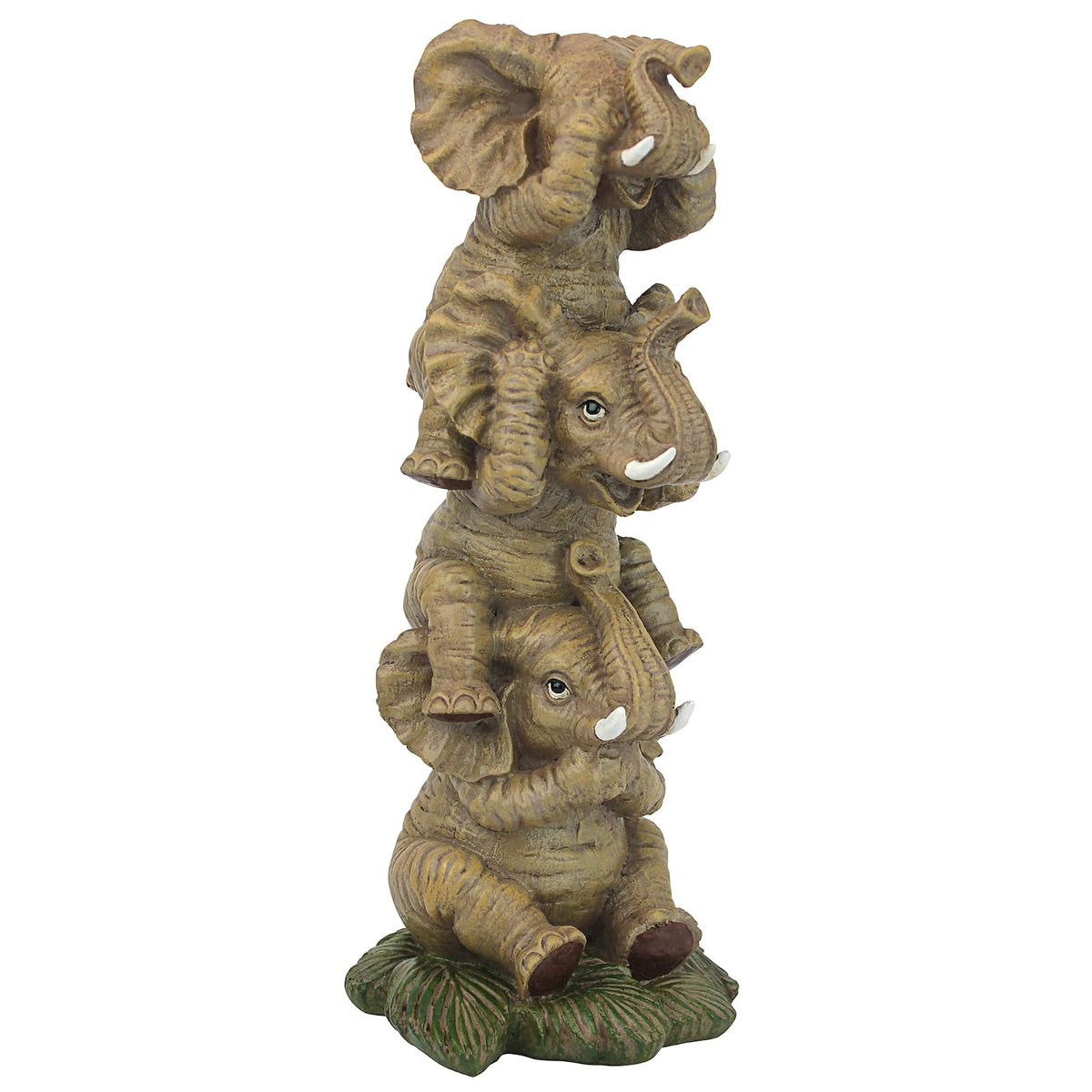 Design Toscano Estatua, Elefantes, Única, 1 | Estatua coleccionable | Individual | Mediano | Estatua coleccionable para exhibición en interiores | Diseño exclusivo Toscano
